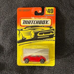 Matchbox Red VW Concept Car